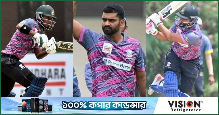 তামিম-দিপু-শামীমের ফিফটি, আলিসের ৬ উইকেট, প্রাইম ব্যাংকের জয়